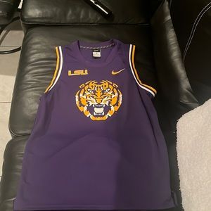 Medium Nike LSU Mike the tiger basketball jersey